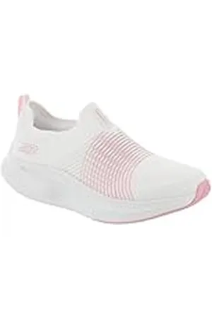Skechers Go Walk MAX Walker Sally - Zapatillas para Mujer, Blanco/Rosa, 37 EU