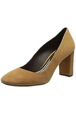 Geox D Pheby 80 E, Zapatos para Mujer, Marrón (Cognac) , 35 EU