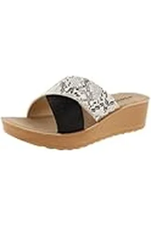 De Fonseca Pantofola Donna Aperta, Sottopiede In Poliuretano, Comodo E Resistente, Pantuflas Mujer, , 36 EU