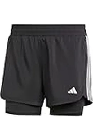 adidas Mujer Pacer 3-Stripes Training Woven Shorts, , XS