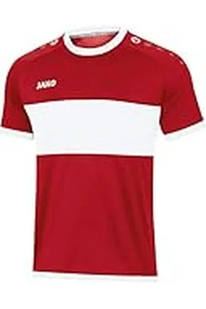 Jako Camiseta Boca (Manga Corta), Hombre, Rojo y Blanco, Small