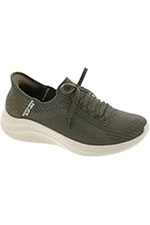 Skechers Zapatillas Deportivas para Mujer, Verde Oliva, 36 EU