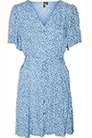 VERO MODA Vmalba SS Short Dress Wvn Ga Noos Vestido, , XXL para Mujer