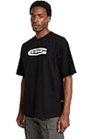 G-Star Para Hombre Camiseta Old Skool Logo Boxy, , S