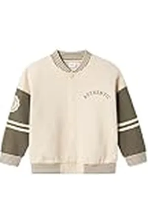 NAME IT NKMNASSEN LS RLX Sweat Card BRU, Chaqueta Sudadera Niños,