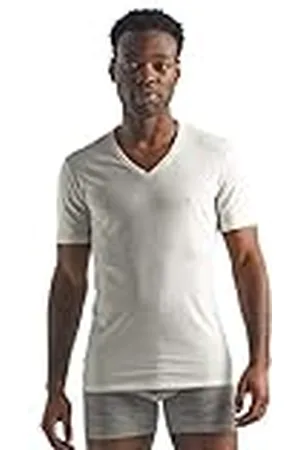 Icebreaker Anatomica Camiseta Deportiva de Cuello en V y Manga Corta para Hombre - Ropa Interior Térmica de Lana Merina para Senderismo, Deporte, Running, Gimnasio - , S
