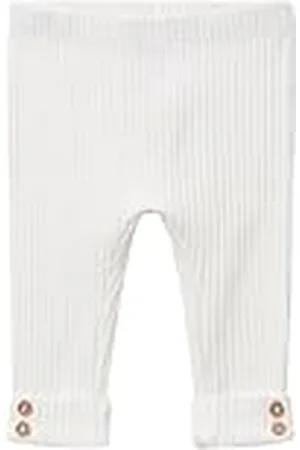 Benetton Leggings 3f1aaf026, Color Blanco, 74 cm para Bebés
