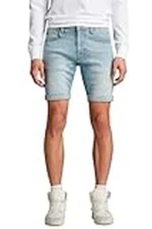 G-Star 3301 Slim Denim Shorts, Pantalones Cortos Hombre, , 28