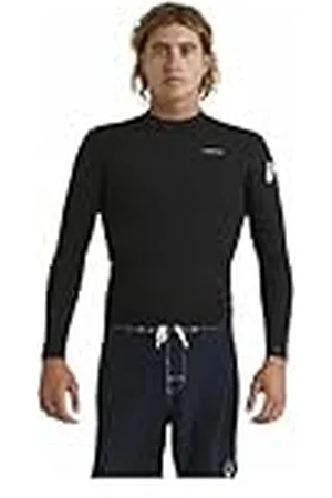 Quiksilver Everydayssions 1.5 Top de Manga Larga, Hombres, Black, L