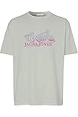 JACK & JONES Jorsplit Gradient tee SS Crew Fst Pls, , XXXXL Hombres