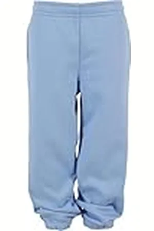 Build Your Brand By317-kids Fluffy Sweatpants Pantalones de chándal, Color Azul, 122-128 Unisex niños