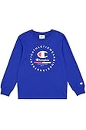 Champion Legacy Graphic Shop B (306843) -Crewneck Camiseta de Manga Larga, , 11-12 años para Niños