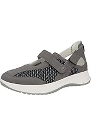Berkemann Kari, Zapatillas Mujer, Gris/Negro, 36 1/3 EU