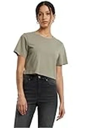 Build Your Brand By042-ladies Cropped tee Camiseta, , L Mujeres