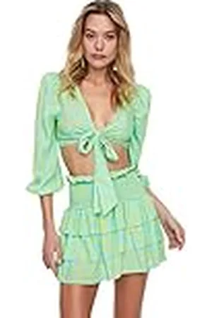 Trendyol Blumenmuster Gipeli Sub-Top-Team Conjunto de Falda, , 34 señoras