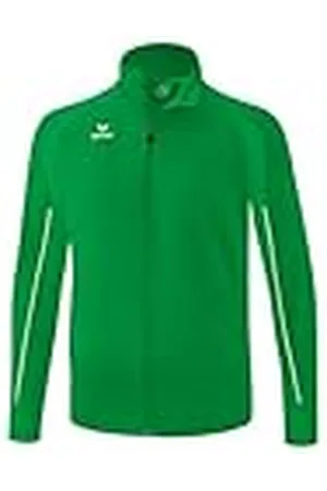 Erima Liga Star Poliéster Chaqueta de Entrenamiento, Verde/Blanco, 152 Unisex niños