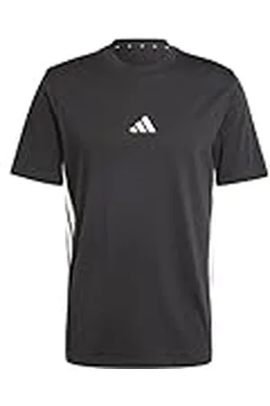 adidas Hombre Essential Three Stripes Single Jersey tee, , XL