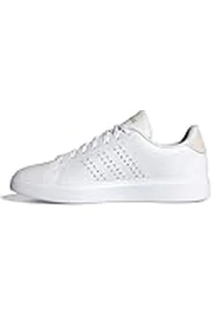 adidas Advantage 2.0 Shoes, Zapatos Mujer, Cloud White/Putty Mauve/Gold Met, 41 1/3 EU