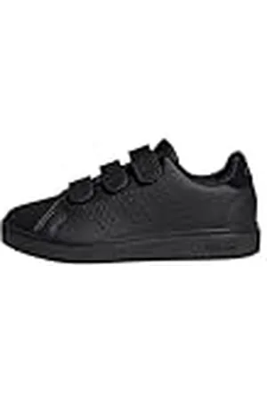 adidas Advantage Base 2.0 Shoes Children, Zapatillas de Tenis, Core Black/Core Black/Grey Six, 31 EU