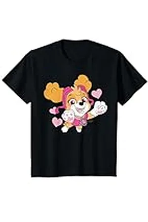 Paw Patrol Niños - Skye Corazones Camiseta