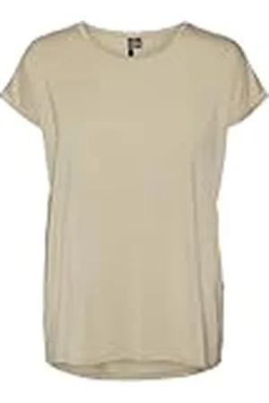 VERO MODA Vmava Plain SS Top Ga Jrs Noos Camiseta, , L Mujeres