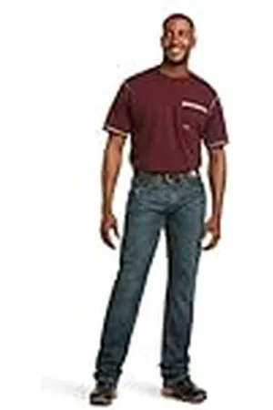 Ariat Rebar M5 Edge Stackable Straight Leg Jean Pierna Recta Durastretch Slim Fit – Jeans de Trabajo para Hombre, , 50