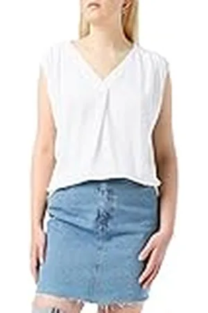 ONLY Onlroberta S/S V-Neck Top Wvn Blusas, , 38 Mujeres