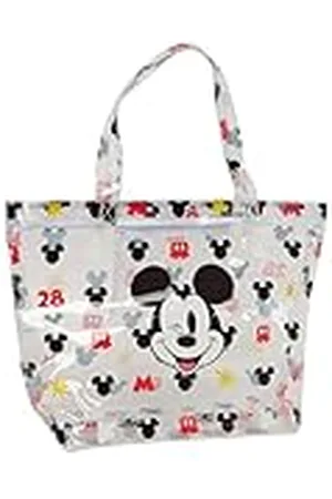Safta MICKEY MOUSE BEACH - Bolso Shopping, Bolso de Mujer, Shopping Bag, Cómodo y Versátil, Calidad y Resistencia, 54x17x35 cm