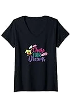 Spongebob Mujer Sponge Bob - Sigue tus sueños Camiseta Cuello V