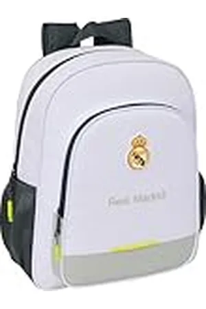 Safta REAL MADRID EQUIPACIÓN 25/26 - Mochila Escolar Niño, Mochila Infantil, Adaptable a Carro, Ideal para Niños en Edad Escolar, Cómoda y Versátil, Calidad y Resistencia, 32x12x38 cm