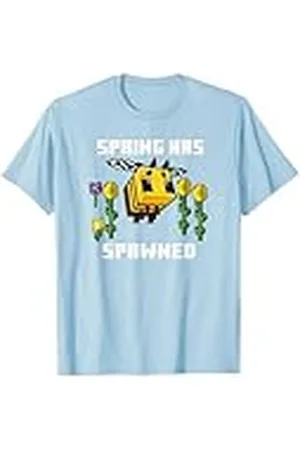 Minecraft Bee Spring Has Spawned Graphic Blocks Camiseta