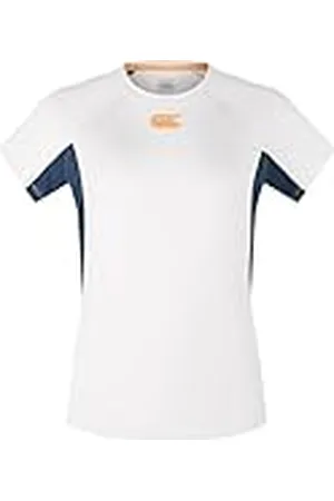 Canterbury Vapodri Superlight Camiseta para Niños, Whitecap Gray/Midnight Navy, 14 años