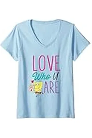Spongebob Mujer Sponge Bob - Gary Love Who You Are Camiseta Cuello V