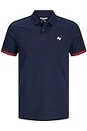 JACK & JONES Jjejersey Logo Polo SS Noos, , XXL Hombres