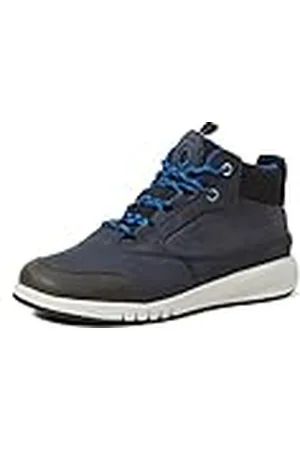 Geox J Aeranter Boy Abx A, Botines para Niño, Multicolor (Navy/Royal), 38 EU