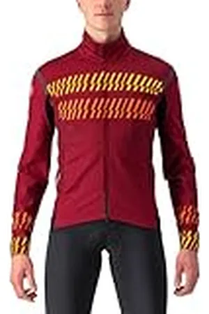 Castelli 4522501-421 UNLTD Perfetto Ros Sweatshirt Hombre Bordeaux/Goldenrod Tamaño S