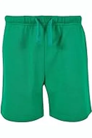 Build Your Brand Bb034-kids Basic Sweatshorts Pantalones Cortos, Verde Hierba, 158/164 cm Unisex-Niños y jóvenes