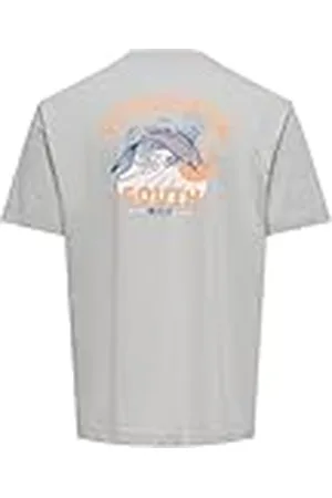 Only & Sons Onskeane RLX SS Printed tee Ss24 Camiseta, Mirage Gray, M Hombres