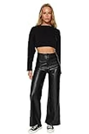 Trendyol Twoaw24pl00103 Pantalones, , XL Mujer