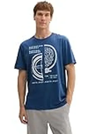 TOM TAILOR 1043371 Camiseta, 26779-Nighttime Blue, M Hombres