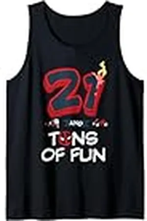Marvel Deadpool 21st Birthday Party "21 and Tons of Fun" Camiseta sin Mangas