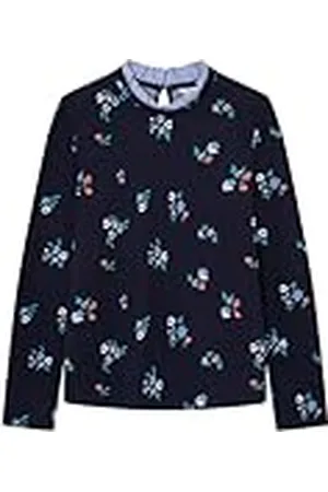Springfield Camiseta, Azul Oscuro, M para Mujer