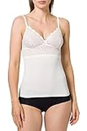Skiny Damen Spaghettishirt Bamboo Lace Camisa Espagueti, , 42 para Mujer