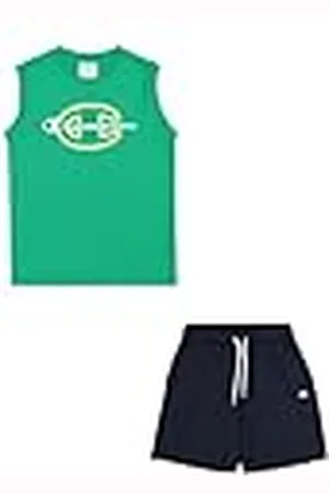 Champion Legacy Boy-Graphic Sleeveless Crewneck Set with Large Print Conjunto, , 13-14 Años para Niños