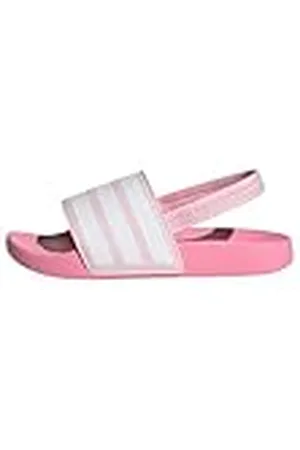 adidas Adilette ESTRAP Slides Children, SE DESLIZA, Clear Pink/Cloud White/Bliss Pink, 21 EU
