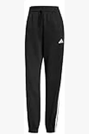 adidas Mujer Essentials 3-Stripes Fleece Loose Pants, , S