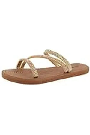 De Fonseca Ciabatte Donna Multifascia Brillantinata PVC con Sottopiede In Eva, Mule Mujer, , 36 EU