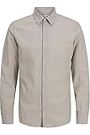 JACK & JONES Jjebreeze Camiseta LS Sn Pls Camisa de Manga Larga, , 4XL Hombres