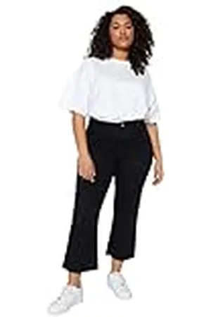 Trendyol Tbbss23ar00014 Jeans de Talla Grande, , 70 Mujer