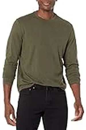 Amazon Camiseta de Manga Larga de Ajuste Normal Hombre, , XXL